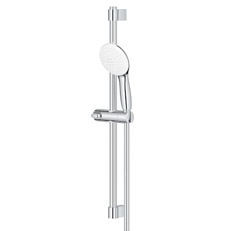 Grohe Tempesta Round 110 24In Shower Rail Set, 2-Spray  In Chrome 26077002